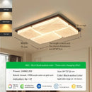 Ljojo LED Walnut Ceiling Lamp: Retro Aesthetic Wabi-sabi Master Bedroom Light