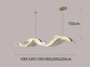 Ljojo LED Pendant Lights: Modern Chandeliers for Living and Dining Rooms
