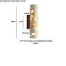 Ljojo LED Wall Lights for Home Dining Stair Bedroom Stone Wood Wabi Sabi Sconce
