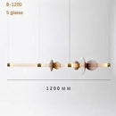 Nordic Design Glass Chandelier Pendant Lamp for Bedroom | Modern Home Decor Lighting by Ljojo
