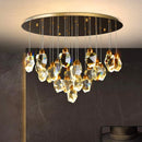 Ljojo Luxury Crystal Chandelier for Living Room - Elegant Dining Room Pendant Lamp - Indoor Lighting