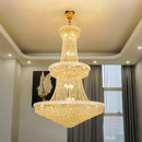 Ljojo Luxury Crystal Living Room Chandelier - Elegant Dining Room Pendant Lamp & Ceiling Light