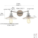 Ljojo 2-Light LED Wall Sconce with Pull Chain Switch for Coffee Bar, Bedroom, Bathroom