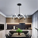 Ljojo Modern Adjustable Led Ceiling Chandelier in Gold/Black/White