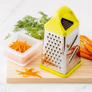 Ljojo 4-Sided Boxed Grater: Multi-Functional Rust-Proof Kitchen Gadget