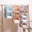Ljojo™ Multi-layer Folding Hanging Storage Organizer for Bras, Underwear, Socks, and Clothes