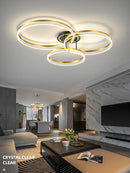 Ljojo LED Ring Ceiling Lamp Modern Creative Design for Living Room Hall Dining Bedroom