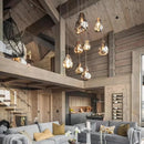 Modern Colorful Glass Chandelier LED Pendant Light for Dining Room Ljojo
