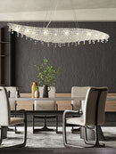 Ljojo Luxe Crystal Chandelier: Modern Italian Design for Living Room Villa Hall