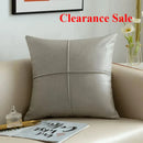 Ljojo Light Simulation Leather Thickened Throw Pillow