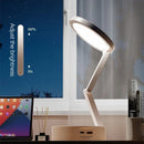 Foldable USB Rechargeable LED Desk Lamp with Clock | Energy Saving Reading Light by Ljojo