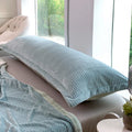 Couple Flannel Fleece Pillowcase Set, 120x48cm, Grey, Ljojo Brand
