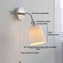 Ljojo LED Wall Lamp Nordic Bathroom Stair Light Iron Base Modern Design