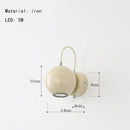 Ljojo Magnet Design Wall Light 220V Bedroom Parlor Sconce with Switch