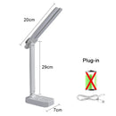 LED Desk Lamp Ljojo USB Rechargeable Foldable Touch Desk Light 3 Levels Dimmable Eye Protection