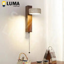 Japanese Yellow Travertine LED Wall Light for Bathroom - Ljojo