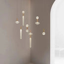 Nordic LED Pendant Light Clear Glass Kitchen Dining Bedroom Fixture by Ljojo