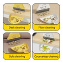 Ljojo Mini Broom Dustpan Set - Household Handheld Sweeping Brush Garbage Shovel