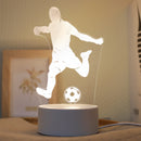 3D Football Night Light USB Sports Decoration Home Desk Lamp by Ljojo