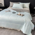 Ljojo Lightweight Cooling Comforter: Soft Smooth Air Condition Blanket for Summer