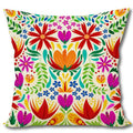 Floral Pattern Throw Pillow Covers by Ljojo for Sofa, Bedroom, Car