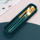 Ljojo 3pc Tableware Set: Fork, Spoon, Chopsticks Dessert Combination