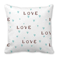Heart Print Pillowcase for Home Decor by Ljojo - Love Cushion Cover