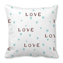 Heart Print Pillowcase for Home Decor by Ljojo - Love Cushion Cover