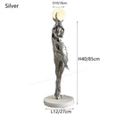 Ljojo Modern Art Floor Lamp Humanoid Sculpture LED Lighting for Living Room Atmosphere