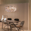 Ljojo Acrylic Luxury LED Pendant Light for Master Bedroom Dinning Room Chandelier Home Decor