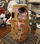 Ljojo™ Luxury Klimt Kiss Ceramic Vase: Creative European Design for Wedding Decor