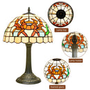 Cute Crab Stained Glass Lamp 12 Inch | Retro Home Office Decor Reading Light - Ljojo