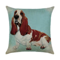 Ljojo Linen Pillowcase: Cartoon Digital Print Pattern for Office, Car, Home Sofa