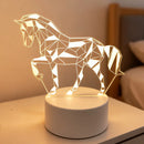 3D Horse Night Light | Creative Bedroom & Desktop Atmosphere Light | Room Decoration Night Light by Ljojo