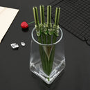 Glass Straw Set for Milk Tea Juice Cocktail, Ljojo Kitchen Bar Accessories