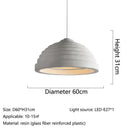 Wabi-sabi Resin Hanging Chandelier Lamp Modern Irregular Pendant Light by Ljojo