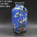 Ljojo™ Ancient Enamel Flower Bird Vase Collection - Home Desk Decor