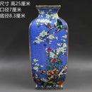 Ljojo™ Ancient Enamel Flower Bird Vase Collection - Home Desk Decor