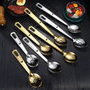 Ljojo Long Handle Soup Spoon Ladle Colander Tableware Kitchen Utensils