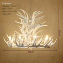 Medieval Wood Branch LED Pendant Chandelier - Stylish Hand-Knitted Design for Home Decor