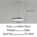 Modern Chandeliers Flat Pendant Lamp For Living Room Kitchen Dining Office by Ljojo