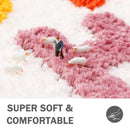 Ljojo Microfiber Non-Slip Kids Bathroom Rug - Water Absorbent, Cute Design