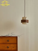 French Medieval Marble LED Bedside Lamp for Bedroom Study by Ljojo