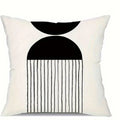 Ljojo Minimalist Round Printed Pillowcase Cover