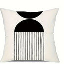 Ljojo Minimalist Round Printed Pillowcase Cover