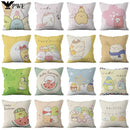 Ljojo Mini Embrace Pillowcase Household Suit 45*45cm Sofa Cushion Covers