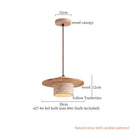 Japanese Wabi-sabi LED Stone Pendant Light for Home Decor | Square Columnar Shape Chandelier