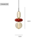 Italian Colored Glass Candy LED Pendant Light Fixture for Kitchen by Ljojo