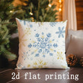 Ljojo Merry Christmas & Let it Snow Pillow Covers for Sofa, Bedroom, Car