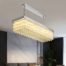 Ljojo Luxury Crystal Chandelier Pendant Light for Living Room and Dining Room